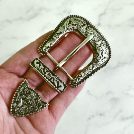 Набор 3 в 1: пряжка + тренчик + наконечник, 38мм, тип 22