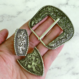 Набор 3 в 1: пряжка + тренчик + наконечник, 38мм, тип 21