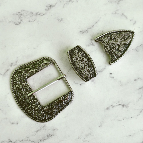 Набор 3 в 1: пряжка + тренчик + наконечник, 38мм, тип 21