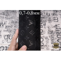 №1065 Замша с тиснением Черная 0,7-0,8мм