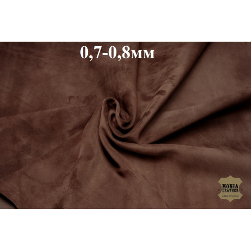№1087 Замша Bonaudo Cachemire Van Dyck Brown 0,7-0,8мм