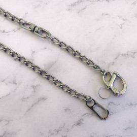 Цепочка боковая витая 8,5мм, нержавейка, тип 10