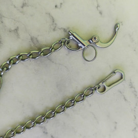 Цепочка боковая витая 8,5мм, нержавейка, тип 10