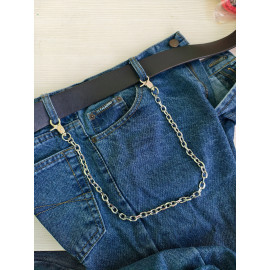 Цепочка якорная, 9мм, два карабина, тип 2, нержавейка