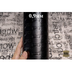 №1113 Хром с тиснением Liberty BB Monogram Steel Grey 0,9мм