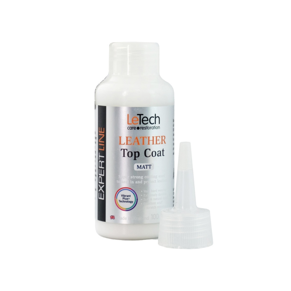 Лак для кожи LeTech Top Coat Matt (матовый, 100мл)