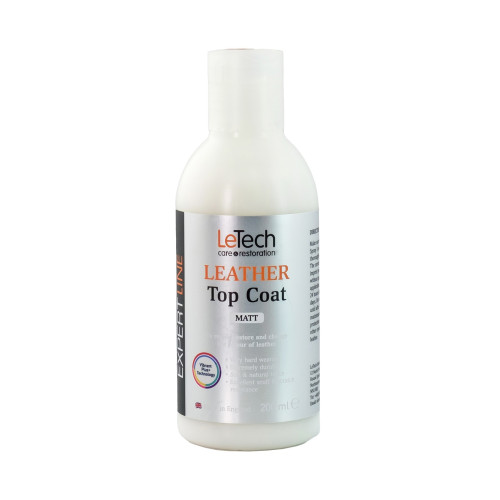 Лак для кожи LeTech Top Coat Matt (матовый, 200мл)