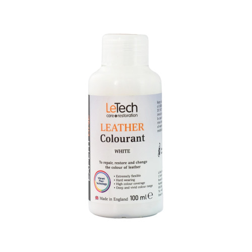 Краска LeTech Leather Colourant (белый, 100мл)
