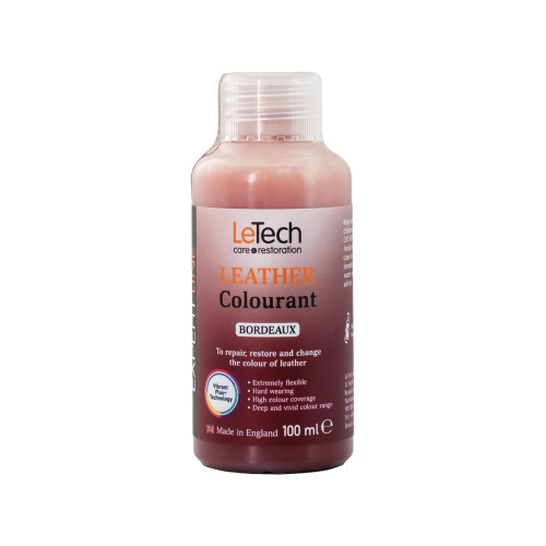 Краска LeTech Leather Colourant (бордовый, 100мл)