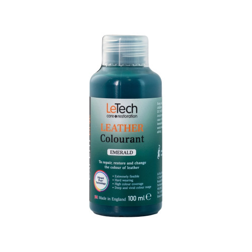 Краска LeTech Leather Colourant (зелёный, 100мл)