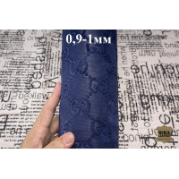 №1227/14 Спилок с тиснением Синий 0,9-1мм - 55 дм
