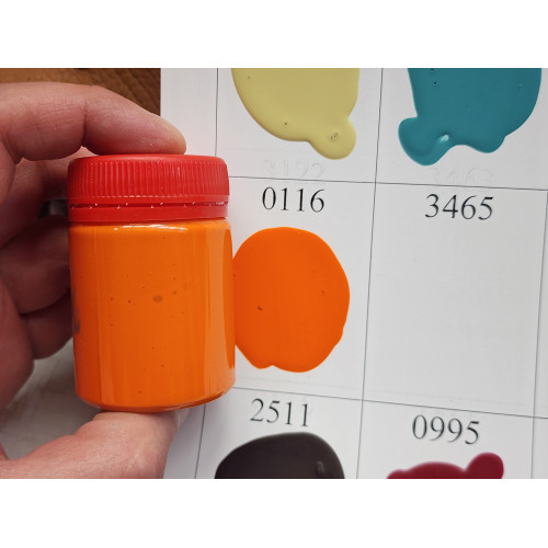 0116 Краска для уреза Girba Nubio Opaco Arancio