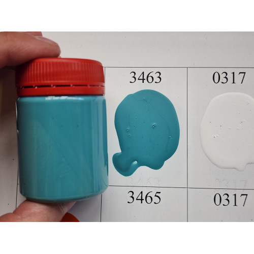 3463 Краска для уреза Girba Nubio Opaco Turchese scuro