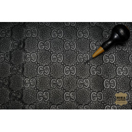 №35 Хром с тиснением Nuova Antilopa Nero 1,7-1,8мм