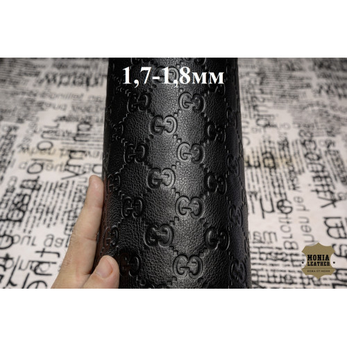 №35 Хром с тиснением Nuova Antilopa Nero 1,7-1,8мм №35 Хром с тиснением Nuova Antilopa Nero 1,7-1,8мм