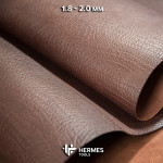 Кожа "Буйвол" 1.8 - 2.0 мм. 40 дм2. Коричневый. С восковой отделкой