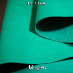 Кожа 1.1-1.3 мм, краст в воротках. Зелёная