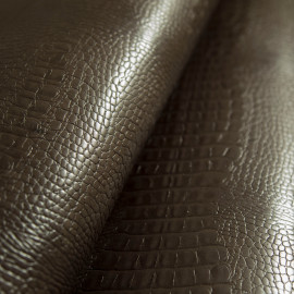Кожа 1.2-1.4 мм "Кайман". Тёмно-коричневый