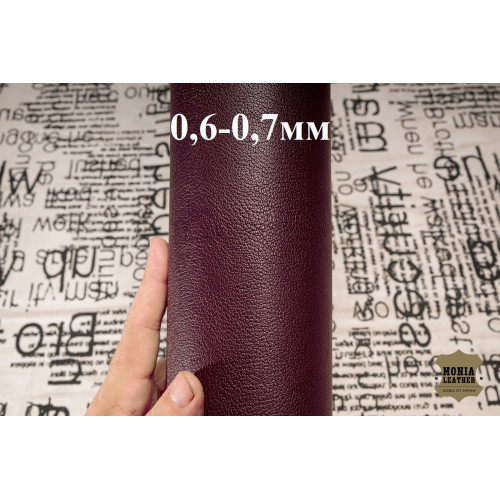 №68 Коза Falco Pellami Storm Scuro Bordo 0,6-0,7мм №68 Коза Falco Pellami Storm Scuro Bordo 0,6-0,7мм