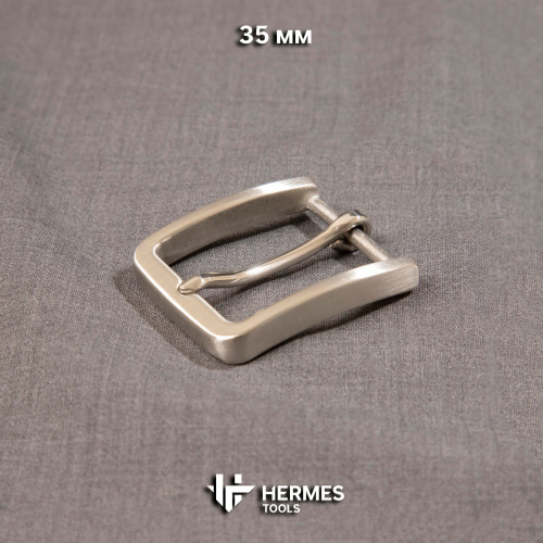 Пряжка 35 мм. Нержавейка матовая.