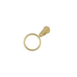 Бегунок с пуллером YKK Ring №3 (латунь)