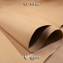 Кожа натуральная. Краст бежевый. 1.2 - 1.4 мм