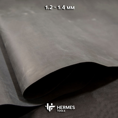 Кожа "Остин" 1.2-1.4 мм. 40 дм². Чёрный