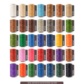 Вощеная нить Galaces | Плоская | 0.8 мм | 270 м |