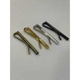 Зажим для денег # 2 | 75 мм | Никель | Черный матовый | Состаренная латунь | Латунь |