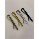 Зажим для денег # 2 | 75 мм | Никель | Черный матовый | Состаренная латунь | Латунь |