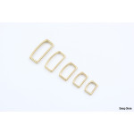 Шлёвка латунь | # 2 | Тонкая | 40 | 38 | 32 | 25 | 20 | 16 | мм