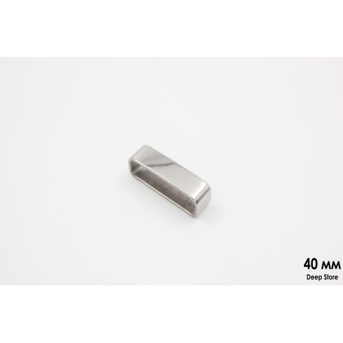 Шлёвка нержавейка | Глянец | 40 | 35 | мм