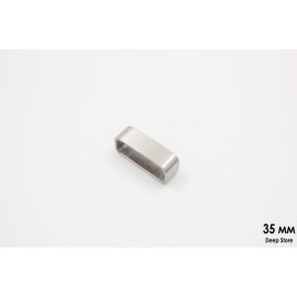 Шлёвка нержавейка | Сатин | 40 | 35 | мм