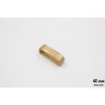 Шлёвка латунь | Цветок | 40 | 35 | мм