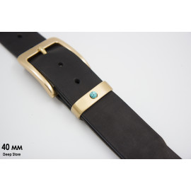 Шлёвка латунь | Камень | 40 | 35 | мм