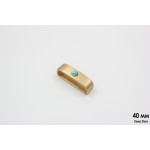 Шлёвка латунь | Камень | 40 | 35 | мм