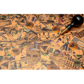 №53/6 Половинка плечей Cinque stelle Rublo d'oro Tan 1,3-1,5мм - 68 дм