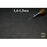 №192 Коза Deviconcia Grain Nero 1,4-1,5мм