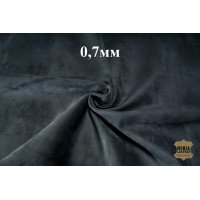 №242 Замша Bonaudo Cachemire Carbon Blue 0,7мм