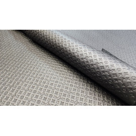 №293 Хром с тиснением Universo Cloud Lux Nero 1,3мм