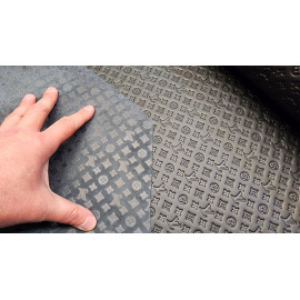 №293 Хром с тиснением Universo Cloud Lux Nero 1,3мм