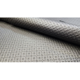 №293 Хром с тиснением Universo Cloud Lux Nero 1,3мм