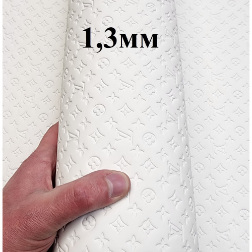 №294 Хром с тиснением Universo Cloud Lux Bianco 1,3мм