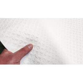 №294 Хром с тиснением Universo Cloud Lux Bianco 1,3мм