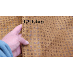 №295 Замша с тиснением Caponi Giuseppe Tan 1,3-1,4мм