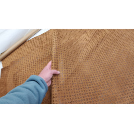 №295 Замша с тиснением Caponi Giuseppe Tan 1,3-1,4мм