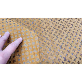 №295 Замша с тиснением Caponi Giuseppe Tan 1,3-1,4мм