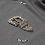 Пряжка для ремня 30 мм. С тренчиком и наконечником