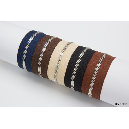 Молния | # 5 | Никель | Темно Коричневый | 11.7 | м Молния | # 5 | Никель | Темно Коричневый | 11.7 | м