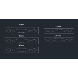 Линейка для центровки прошивки DecoLine Steel